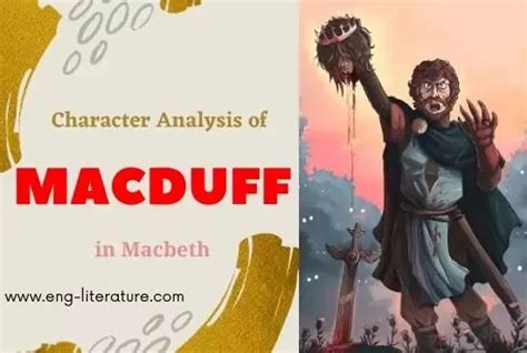 Character Analysis of Macduff in Macbeth by William Shakespeare - All ...