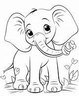 Elefante Da colorare Per Bambini Stampa Questa Pagina Di  sketch template