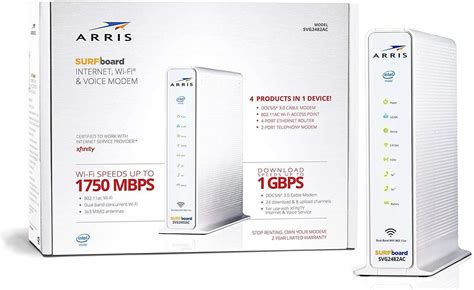 ARRIS SURFboard SVG2482AC Voice WiFi Cable Modem