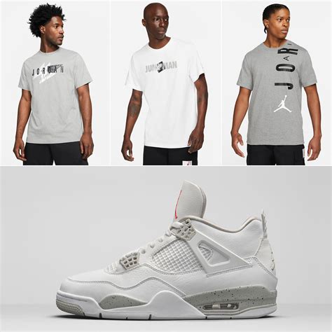 Air Jordan 4 White Oreo Shirts Hats Clothing Outfits