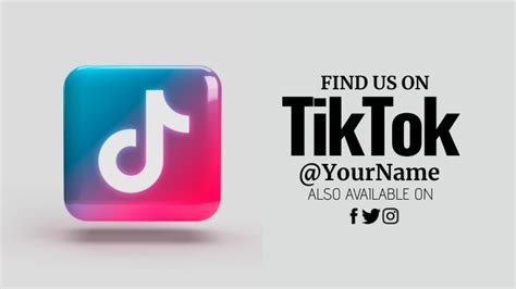 Tiktok Banner Design Template | PosterMyWall