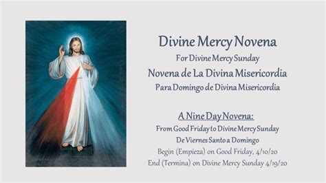 Divine Mercy Sunday Novena | Good Shepherd Catholic Church - Miami, FL