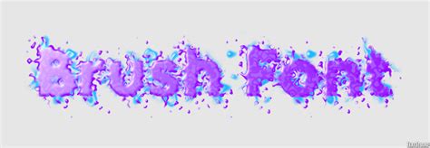 Brush Font Text Effect and Logo Design Font