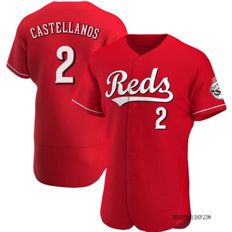 Men's Nick Castellanos Cincinnati Reds Authentic Red Alternate Jersey