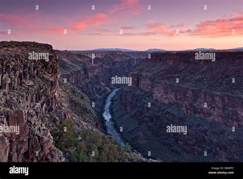 Rio Grande Gorge and Bridge, Rio Grande del Norte National Monument ...