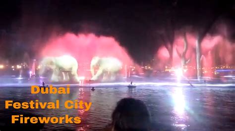 Dubai Festival City Fireworks| Lighting Fireworks Dubai| Dubai Festival City Mall - YouTube