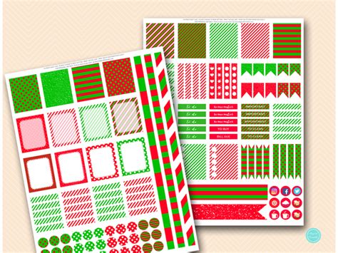 Erin Condren Christmas Planner Stickers - Magical Printable