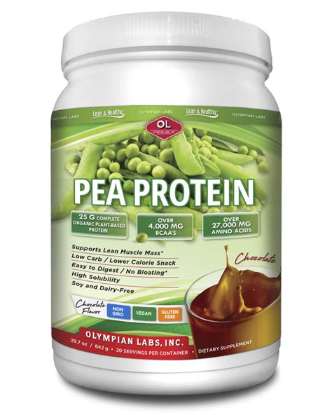 Lean & Healthy PEA PROTEIN - 25g per Serving - CHOCOLATE | Olympian Labs