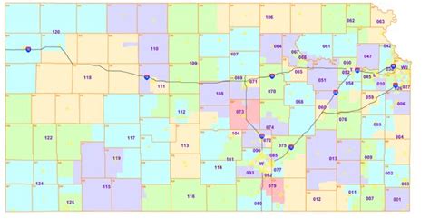 Kansas State Representative District Map - Tour Map