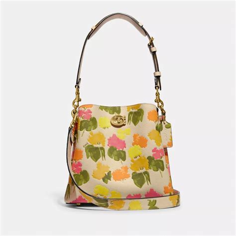 COACH® | Willow Bucket Bag With Floral Print