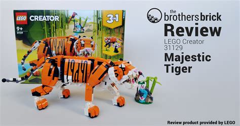 LEGO 31129 Majestic Tiger - There's no tame in this big cat [Review] - The Brothers Brick | The ...