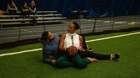 Eva Marcille and Devale Ellis Talk Combining Football, Family and Love in 'A Christmas Fumble ...