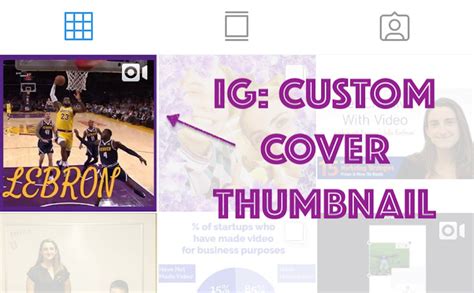 How to Add a Custom Thumbnail to an Instagram Video