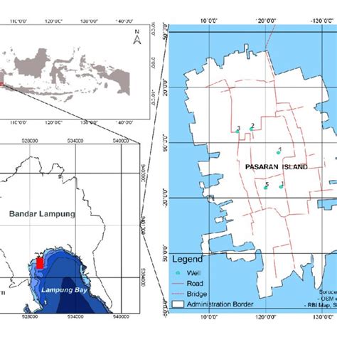 Pasaran Island is located north of Lampung Bay, Province of Lampung,... | Download Scientific ...