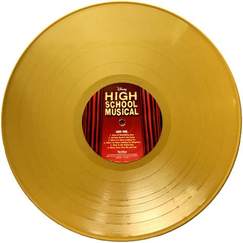 Disney's High School Musical TV soundtrack limited GOLD vinyl LP