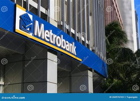 Metrobank in Manila, Philippines Editorial Stock Photo - Image of finance, branch: 260976103