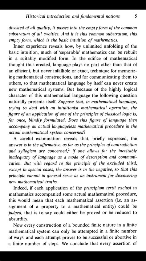 intuitionism - What is intuitionistic mathematics? - Philosophy Stack Exchange