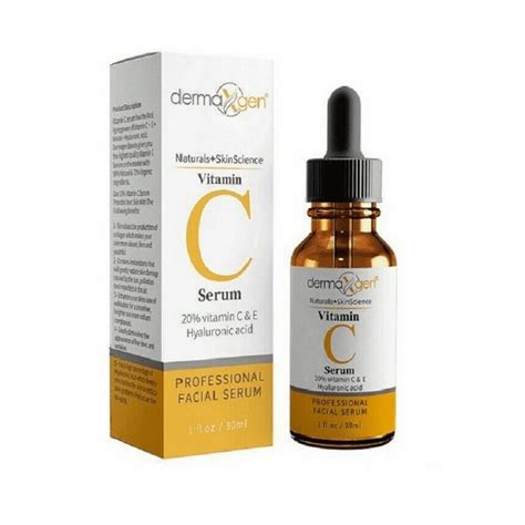 Pure Vitamin C 20%+ E + Hyaluronic Acid Face Serum BEST Anti-Wrinkle ...