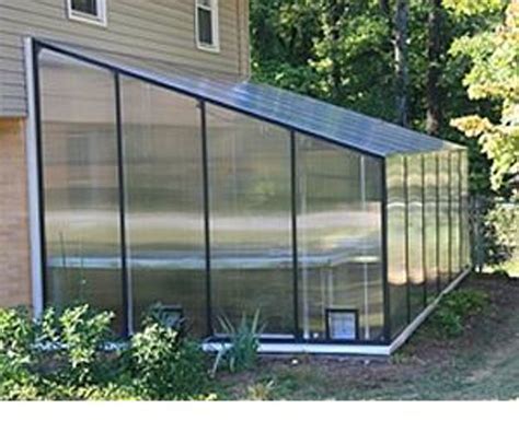 4SeasonGreenhouse. Montecito 12' W x 12' L Lean-to Greenhouse Kit