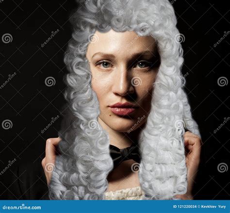 Portrait of female lawyer stock photo. Image of justice - 121220034