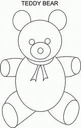 Teddy Bear Coloring Pages Templates  Home sketch template