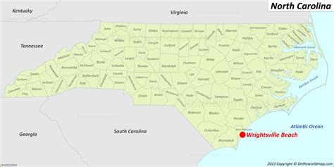 Wrightsville Beach Map | North Carolina, U.S. | Detailed Maps of Wrightsville Beach