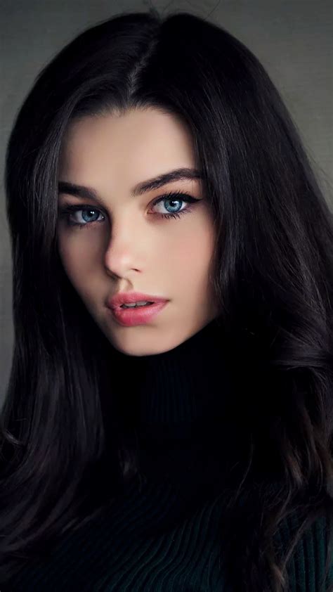 Pin by george vartanian on beauty | Dark hair blue eyes, Black hair ...