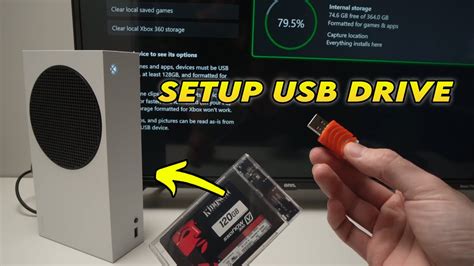 How to Setup External Storage USB Drive on Xbox Series X/S - YouTube