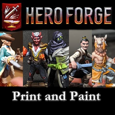 4K Heroforge Print and Painting Service - Etsy