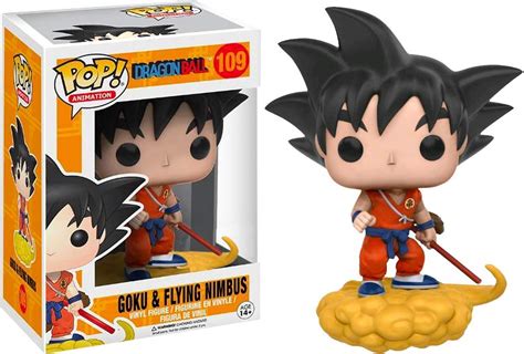 Buy Funko Pop Animation Dragonball Orange Suit Goku and Flying Nimbus Exclusive Vinyl Figure ...