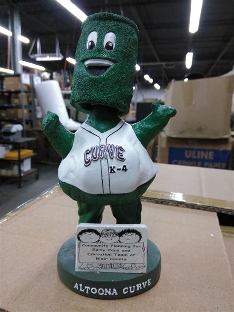 Steamer Mascot Altoona Curve K-4 bobble SGA 2003 Altoona Curves Bobblehead - Walmart.com ...