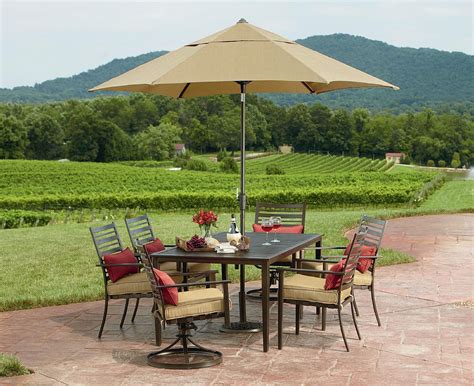 Grand Resort Gardiner 7 Piece Slat Dining Set - Outdoor Living - Patio Furniture - Dining Sets ...