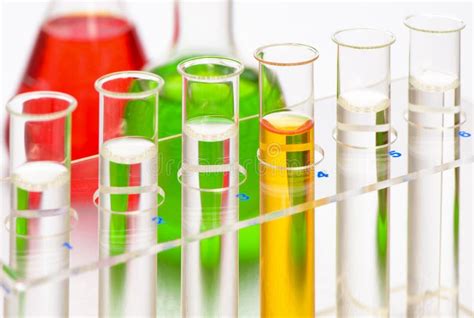 Chemistry Lab with Test Tubes Stock Image - Image of liquid, experiment ...