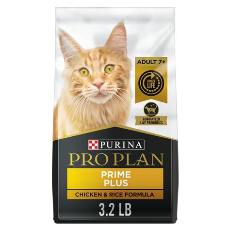 Purina Pro Plan Senior Cat Food With Probiotics for Cats, Chicken and ...