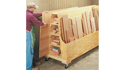 Mobile Lumber Storage Rack PDF – Free Woodworking Plan.com