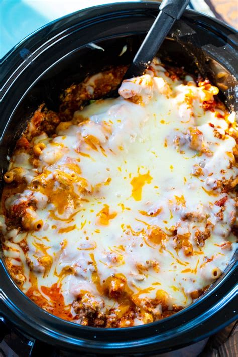 Crock Pot Homestyle Ground Beef Casserole - Spicy Southern Kitchen