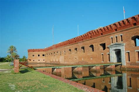 Fort Jefferson aerial view stock photo. Image of monument - 20919510