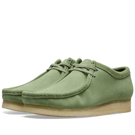 Clarks Originals Wallabee Cactus Green Suede | END. (ES)