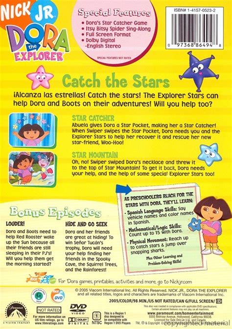 Dora The Explorer: Catch The Stars (DVD 2005) | DVD Empire