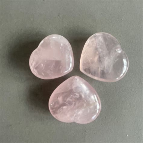 Rose Quartz Heart - The Crystal People