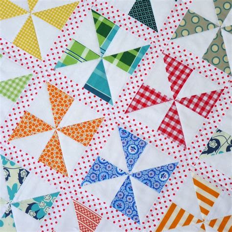 Pinwheels on Parade Quilt Pattern (PDF FILE) in 2021 | Patchwork quilt patterns, Traditional ...