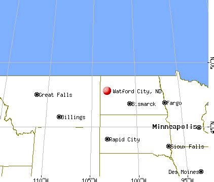 Watford City, North Dakota (ND 58854) profile: population, maps, real ...