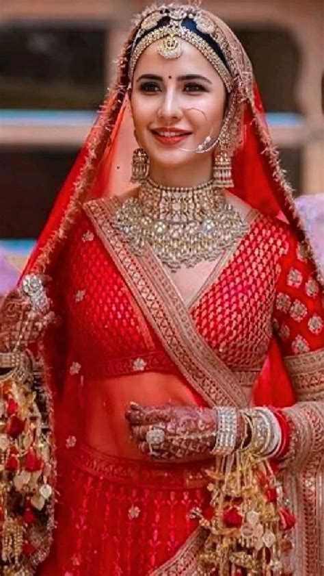 Katrina kaif bridal looks in 2023 | Indian bridal fashion, Bridal lehenga red, Indian bridal