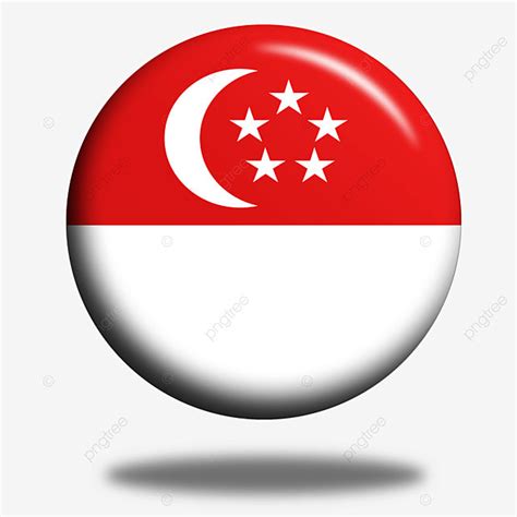 Bendera Singapura Bulat, Singapura, Bendera, Pin PNG Transparan Clipart dan File PSD untuk Unduh ...