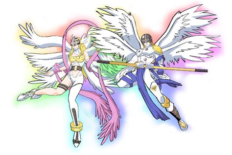 angemon and angewomon by digitalmonsterare1 on DeviantArt