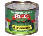 Thai fermented lettuce, 4.8 oz can, available online from ImportFood.com