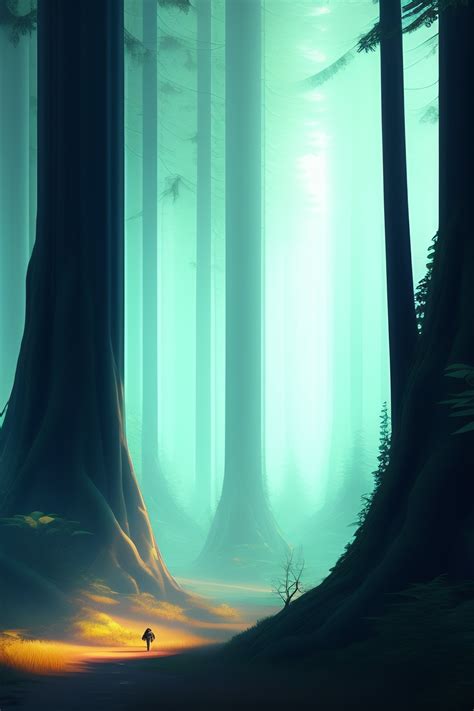 Lexica - Eerie alien forest, game concept art, trending on artstation