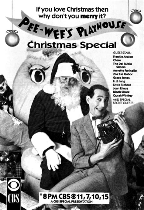 Pee-wee's Playhouse Christmas Special debuted on TV on December 21, 1988!! - Pee-wee's blog