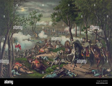 Battle of Chancellorsville Stock Photo - Alamy