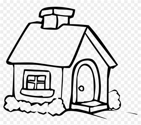 Hut Clipart Big House - Colouring In Pages Household Items - Free Transparent PNG Clipart Images ...